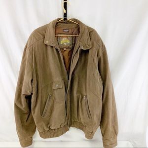 Wilson’s  Brown Leather Thermal Insulation Jacket